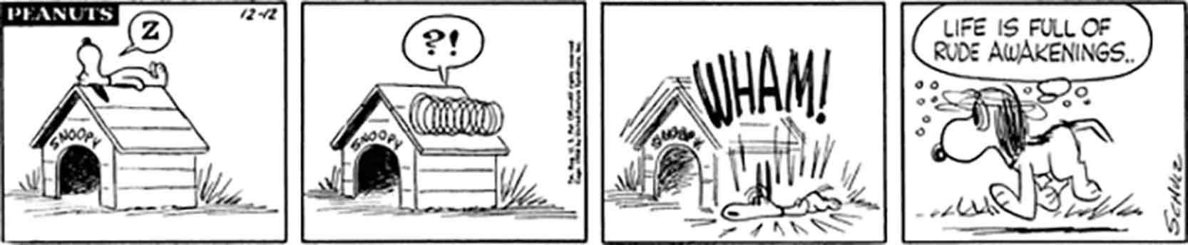 1958 snoopy comic